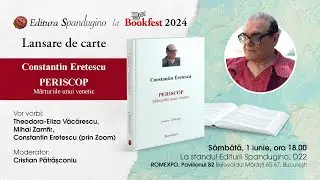 Lansare de carte &bdquo;Periscop. Mărturiile unui venetic&rdquo; de Constantin Eretescu - Live la Bookfest 2024
