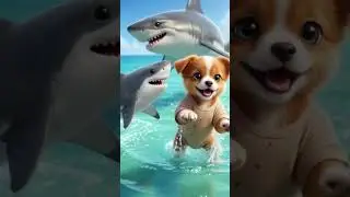 #shorts #shark #puppy #love