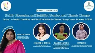 Public Discussion Disability, Gender, and Climate Change: