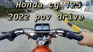 HONDA CG 125 2022| POV DRIVE +PICKUP | SOUND ❤️
