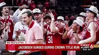 Jacobsen surges in Nebraska men's basketball Crown title run