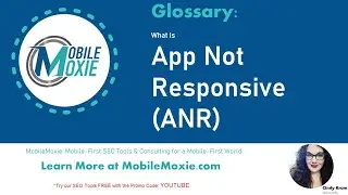 What is ANR (App Not Responsive) in ASO? MobileMoxie SEO Dictionary - Glossary - Lingo