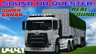 KODENAME SOUND TRUK UD QUESTER REAL SOUND || KODENAME SOUND BUSSID V4.4.1