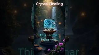 Larimar Crystal Healing - Divine Feminine, Calm & Communication 🌸 #divine #feminineenergy #healing