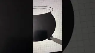 Super Easy Procreate Cauldron Tutorial! Part 1 #shorts