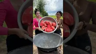 How to cook watermelon jelly recipe #shorts #shortvideo #cooking #food #recipe