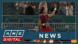 LOOK: Alex Eala cheers at crowd as her historic Miami run comes to end | ANC