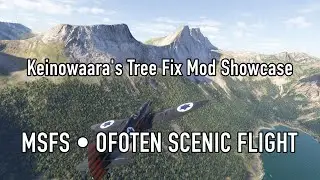 MSFS 2024 &bull; Ofoten Scenic Tour | Highligting my high trees removal mod