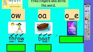 Miss Brine's Phonics Week 5 ow, oa and o e