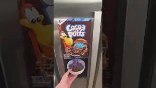 Cocoa Puffs Fridge #cocoapuffs #cereal #lifehack