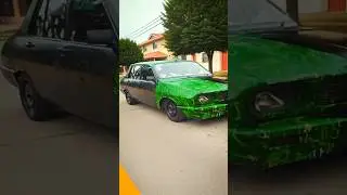 Renault 12, hecho pedazos, con pintura custom, el m&aacute;s pol&eacute;mico #shortsviral #epoca #auto  #r12