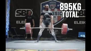 Brandon Pitre 895kg Total 93kg Class | Powerlifting America Nationals 2024
