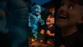 part 1- genie and the man #ai #aishorts #memes #aivideo #comedy #videoedits #myvideo #videomic