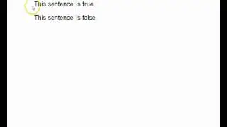 Dialetheism 2a - the Liar paradox
