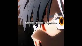 OVERTHINKING KILLED MY HAPPINESS BUT..❤️&zwj;🩹 #anime #motivation #quotes #trending #windbreakeredit
