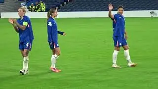 WCL. Chelsea v. Paris FC. 15/10/2025. 'Thanking the Supporters.'