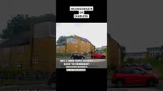 London Dashcam - Inconsiderate Drivers On Roundabout! #drivingfails #dashcam  #uk