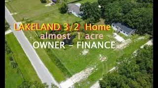 3br, 2ba home in Lakeland on almost 1 acre owner finance