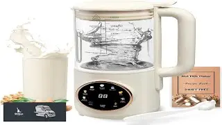 8 in 1 Nut Milk Maker Machine 48oz Homemade Almond Oat Soy