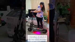 E2 Pro eKick Scooter Unboxing! 🛴 🔥  First Look & Impressions #E2proscooter #E2PRO #ekickscooter