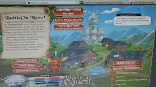 AdventureQuest - Good XP and Gold Farming Guide for Levels 50+ (AQ / Adventure Quest)