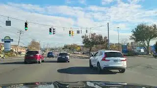 Driving from North Haven Connecticut to New Haven via Middletown Avenue