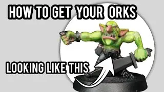 How to paint Ork skin
