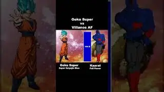 Goku Super vs Villanos AF