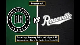 Roseville vs. Rock Ridge - Peewee AA - Star of the North Tournament