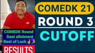 COMEDK 2024|Comedk cut off 2024|COMEDK Counselling 2024|comedk cut off 2024|COMEDK rank vs college