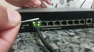 How to factory reset Cisco Small Business  SG 300-10 port switch using a paperclip 📎 