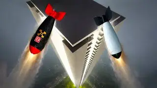 Garry's Mod Nuclear Bombs Dropping from a Tall Building for Testing