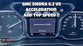 GMC Sierra 6.2L AT4 | Acceleration test and top SPEED | 0-60 Mph / 0-100 Km/h
