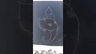 Pin-Art ganesha#GaneshaArt #PinprickArt #CreativeArt #GanpatiBappaMorya #LordGanesha#LightArt#viral