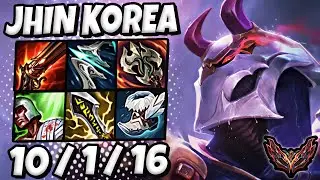 Jhin vs Ezreal [ ADC ] Patch 12.23 Korea Grandmaster ✅