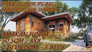 Amakan House Design 1 - 50SQM - 2Bedroom -3Beds