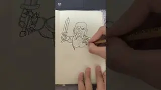 Draw Clash of Clanc #shorts #trending #viral #video #art