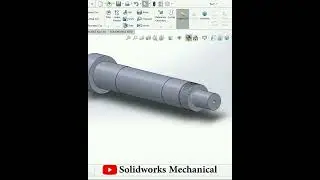 Design of  Spindle | Industrial design | |SolidWorks| |Mechanical | @DesignWithAjay
