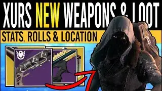 Destiny 2: XUR'S TASTY ROLLS & HIGH STAT ROLLS!&nbsp;- 10th February | Inventory, Exotic Loot & Location