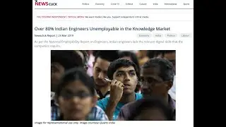 India's Workforce Problem : An Education Crisis