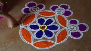 Newyear 2026🌻rangoli designs 5*3 🌻Pongal special 🌻bhoki flowers kolam 🌻diyamuggulu