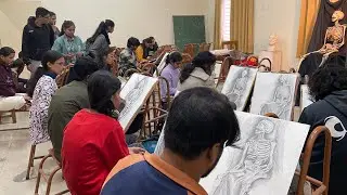 Live Anatomy in BHU Visual Arts Faculty 