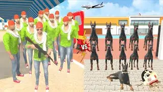 Jack Gang vs Dog Gang 😱 in Indian Theft Auto Simulator | New Update 🤩💥