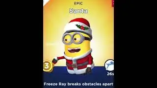 Minion Rush Santa Minion shorts