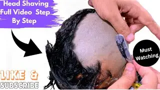 Head shaving for Men | Head Shaving Full  Video Step By Step | #hairstyle #youtubeshorts #shorts