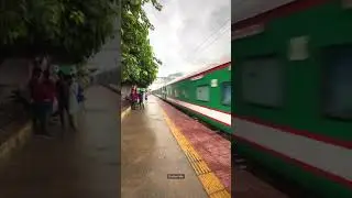 International Train in the Passenger services of Nira Maitree Express...