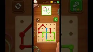 4th Grade Level 23 Solution Line Puzzle Color String Art Walkthrough Gameplay
