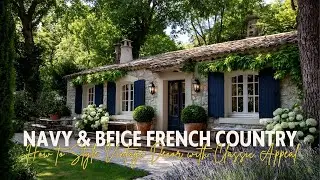 Navy & Beige French Country DIYs How to Style Vintage Decor with Classic Appeal