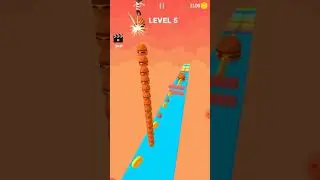 cube stacker surfer 3D level 4 completed up to 40x❤❤🔥#4