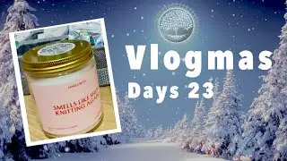 Vlogmas Day 23- Christmas is Saved 🎁 A Gift for You and A Tour of @polkadotcreek yarn 